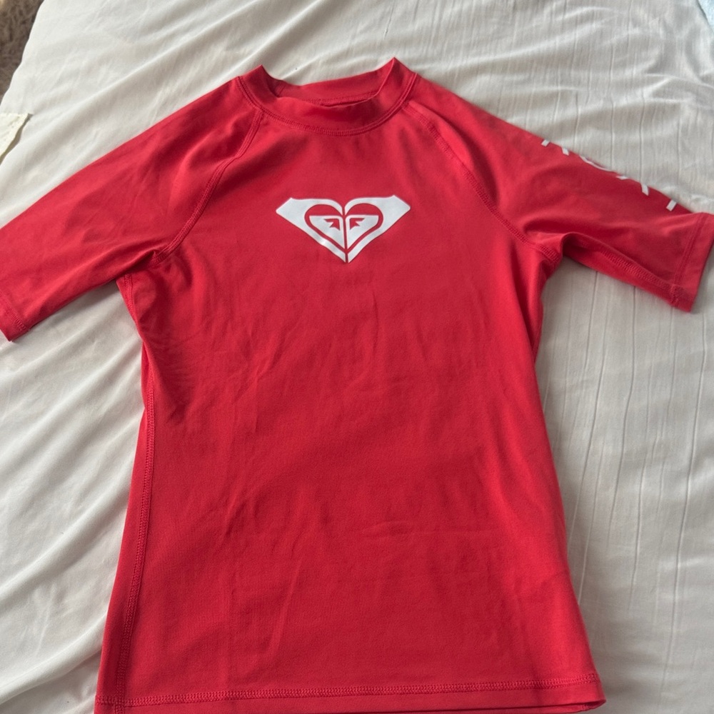 Roxy Vibrant Red Rash Guard